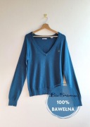 Sweter męski z długim rękawem Ben Sherman L 100% niebieski na wiosnę