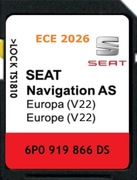 SEAT karta SD 32GB mapa Europy V22 2026 Nowość