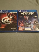 Gra GT Sport i Watch Dogs Legion na PlayStation 4