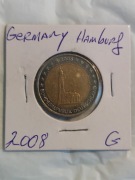 Moneta  2 euro Niemcy Hamburg rok 2008 G