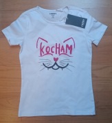 T-shirt z kotem Carry rozmiar 146