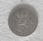 Moneta 1 GULDEN 1969 HOLANDIA 