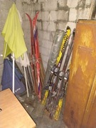 3x Narty zjazdowe Salomon 8000 Carve Atomic 9'16 biegowe Fischer Racing SC