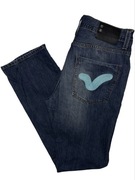 Piękne niebieskie spodnie voji jeans retro vintage haft nike adidas 90