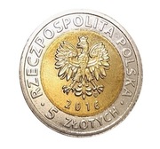 5 zł 2016 Zamek Książąt Pomorskich 