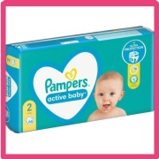 Pieluszki Pampers Active Baby 2 4-8 kg  66 szt.