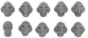 10X DARK ANGELS LEGION HEADS UPGRADE SET Warhammer Horus Heresy Forge World
