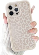 Etui Panterka dla iPhone 14 Pro Max – kremowy, matowy, silikon TPU
