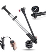 GEWAGE Wysokociśnieniowa pompa amortyzująca pompka rowerowa 2x1