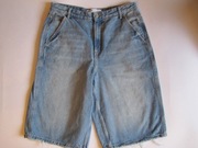 Szorty Bershka Skater Y2k Baggy Bawełna Hiphop Spodenki Jorty 40 (34)