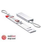 Składany przenośny kabel USB do ładowania 3 w 1