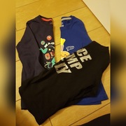 Trzy bluzeczki lupilu roz. 98/104