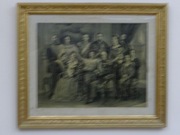 Obraz sztych ,,Rodzina królewska "