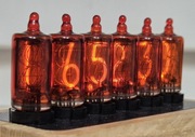 Zegarek Nixie Clock lampy 5870SF Arduino USB ATMega328PB