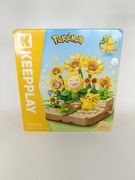 Klocki Pokemon Sunflora i Pikachu diorama - kompatybilne
