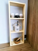 DREWNIANA półka kuchenna, szafka, regał, 0043