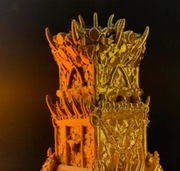 Wieża do kości Twierdza Orków zgodna z D&D Pathfinder Warhammer