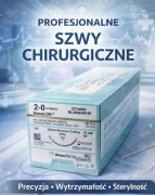 Nici Szwy chirurgiczne nylonowe 2/0 DermeLON