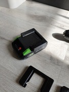 Uchwyt do mocowania akumulatorów lux-tools na ścianie 