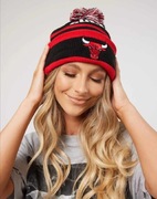 Czapka zimowa unisex New Era Chicago Bulls. Czapka Chicago Bulls 