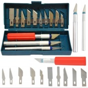 Zestaw Nóż Modelarski Skalpel 13EL Ostrza + Etui