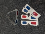 5x okulary anaglifowe 3D Red/cyan