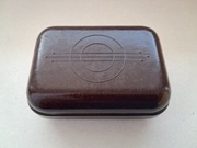 Stara wojskowa mydelniczka bakelit 