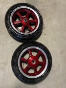 Felgi koła anodowe czerwone 12cali