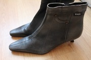 Nowe buty, botki ze skóry naturalnej popielate Wrangler rozm.41