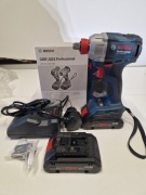 Klucz udarowy Bosch GDX 18V-285 + 2 x aku + ładowarka 