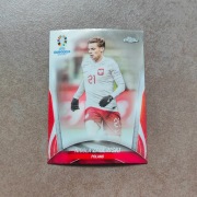 Piłkarska karta kolekcjonerska Topps Chrome -  Nicola Zalewski