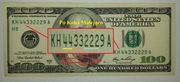 100 Dollars / USD, 44332229 Numer Malejący z Parami, Seria KH...A H8 2006
