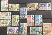 Gibraltar 1960 Elżbieta II SG 160-173 Komplet do 1 Funta MH
