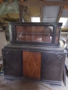 Kredens z nadstawką plus pomocnik,antyk