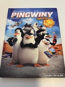 Pingwiny z Madagaskaru z książeczka film DVD