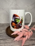 Kubek biały 450 ml grinch halloween