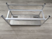 Stelaż do koparki kryptowalut na 7 kart i dwa zasilacze aluminiowy