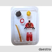 LEGO Ninjago FIGURKA njo0091 Kaj z 70721 70727 + 30173 miecz Katana złoty
