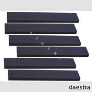 LEGO 6636 PŁYTKA GŁADKA tile 1 x 6 czarny - 6 szt