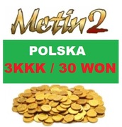 METIN2 POLSKA 3KKK YANG 30W 30 WON WONY MT2 YANGI