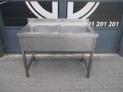 Zlew Basen Gastronomiczny 2 Komorowy 120/60/85