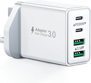 Ładowarka szybka (4 porty) 2 x USB-C , 2 x USB-A 40 Wat