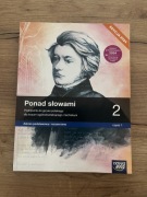 Ponad słowami część 2.1 Podręcznik do j. polskiego dla liceum i technikum.