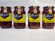 ZESTAW MIODÓW NEKTAROWYCH LEŚNYCH 4 X 1200G