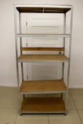 Regał metalowy magazynowy 200x90x50 cm – 5 półek, ocynk
