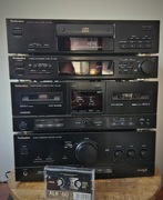 Technics seria X302 Komplet4 segmenty CD,Tuner,Deck, Wzmac. Idealny stan !