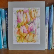 Tulipany- Akwarela 