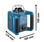 Laser Obrotowy BOSCH GRL 300 HV + LR1 KLASA 3R IP54 NOWY Walizka