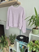 Sweter liliowy Bershka