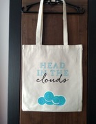 Eko torba ręcznie malowana torba materiałowa na zakupy shopper bag